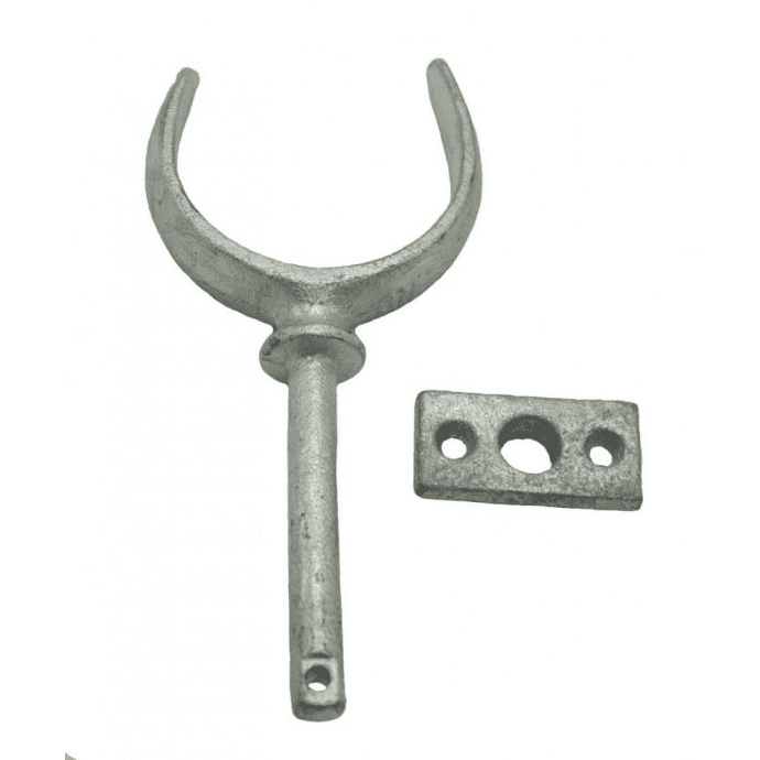 Galvanised Rowing Rowlock with Plate 50mm -56mm - 61mm Each – Marine ...