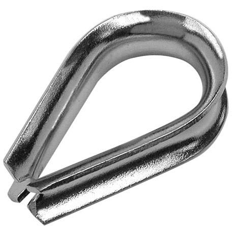 Galvanised Steel Thimbles for Wire or Rope COMPT08 COMPT12 – Marine ...
