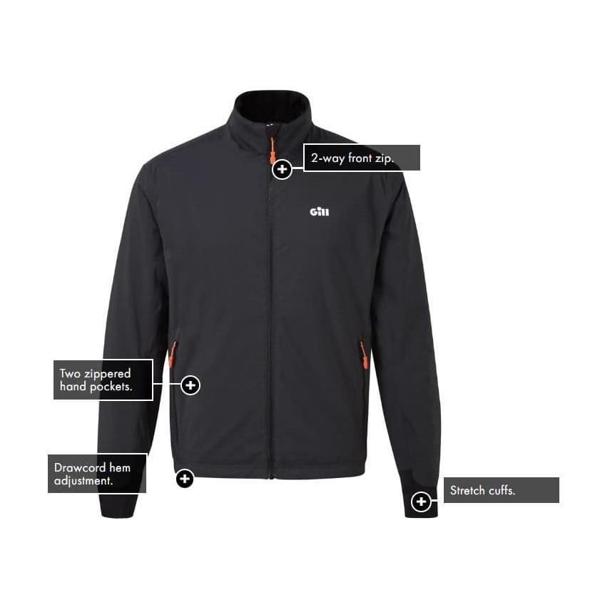Gill Insulated Mid Layer Jacket Graphite 1070