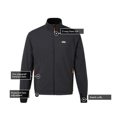 Gill Insulated Mid Layer Jacket Graphite 1070