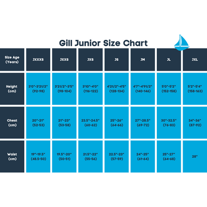 Junior Gill Marine Sailing Dinghy Top Waterproof 4365J