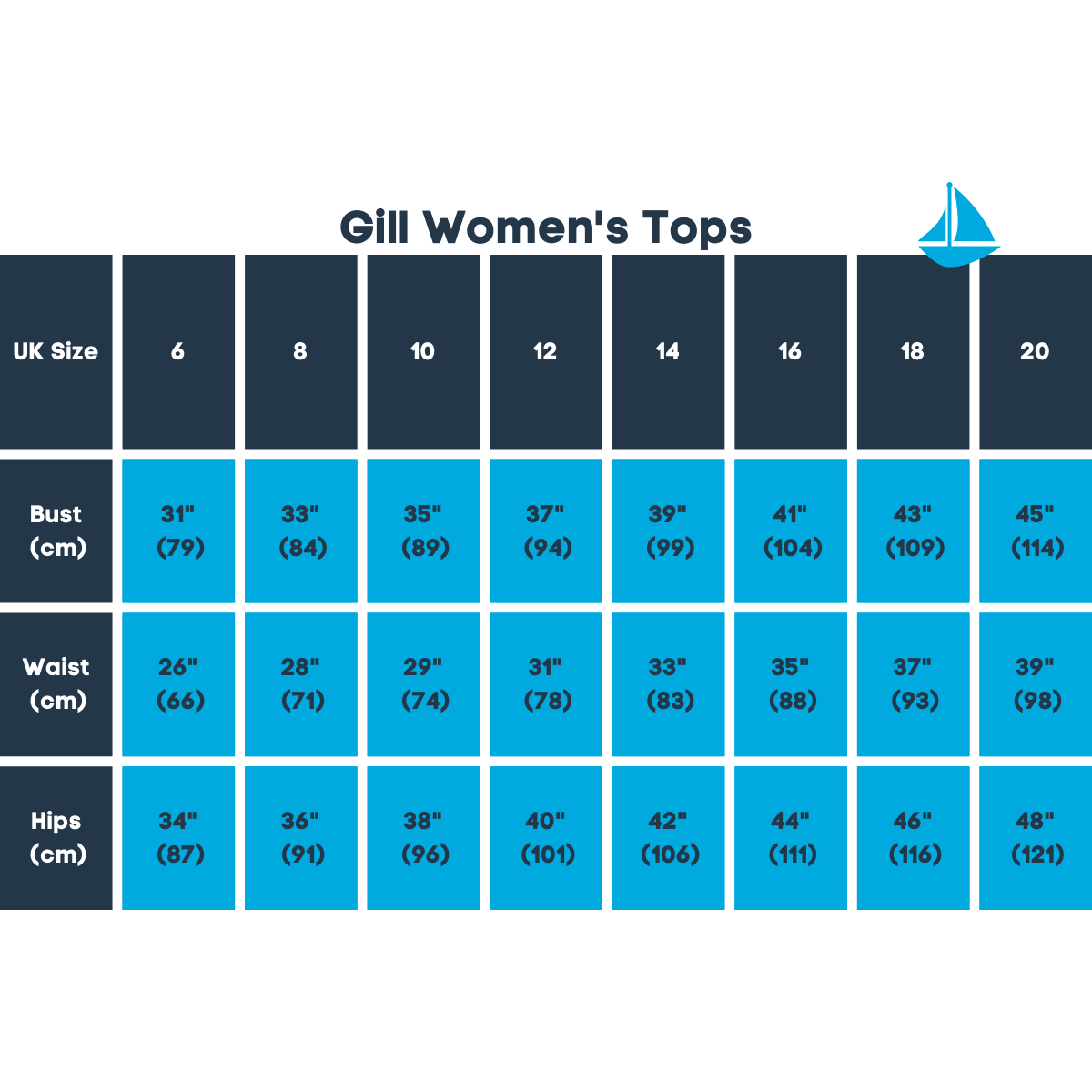 Gill Ladies' Pilot Jacket Blue