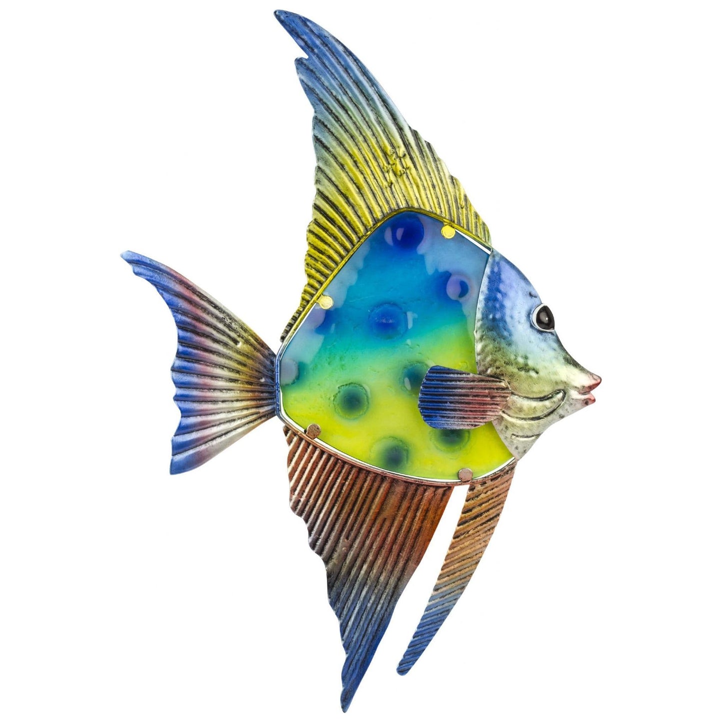 Glass Art Reef Fish  Blue Fin Nauticalia 55502