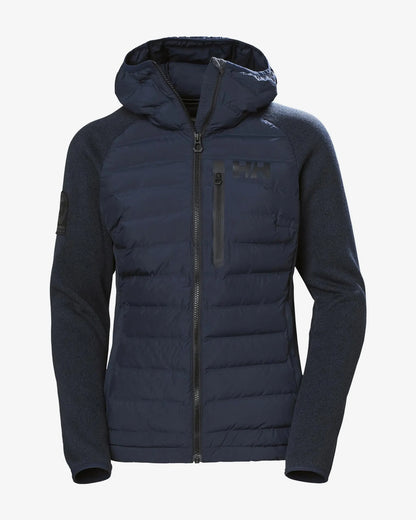 Helly Hansen Women's Arctic Ocean Hybrid Ins Hooded Jacket Navy Blue