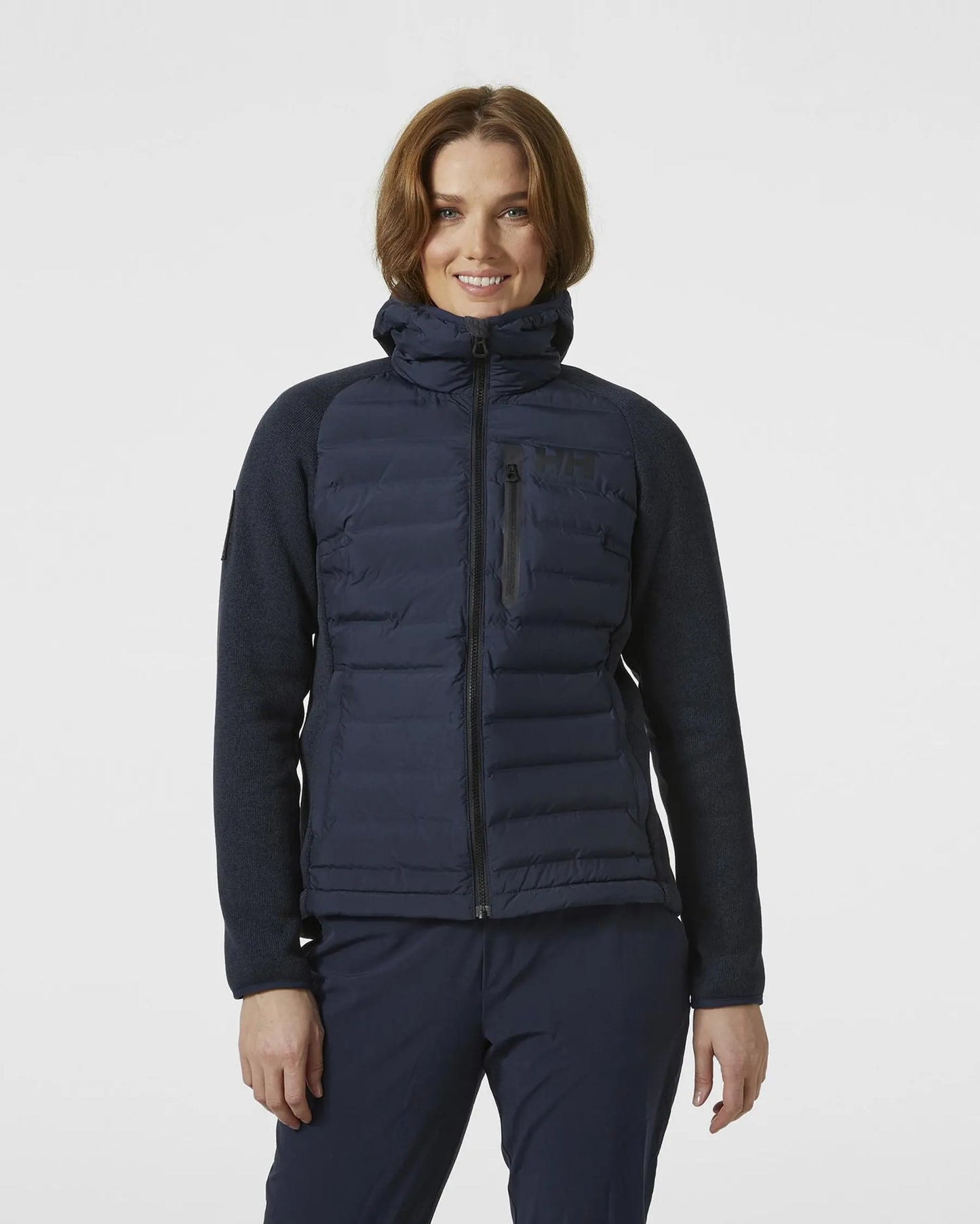 Helly Hansen Women's Arctic Ocean Hybrid Ins Hooded Jacket Navy Blue