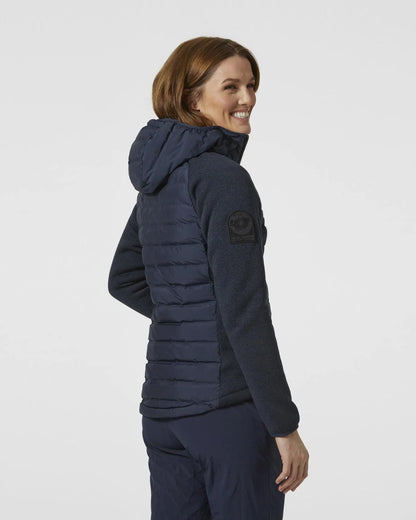 Helly Hansen Women's Arctic Ocean Hybrid Ins Hooded Jacket Navy Blue