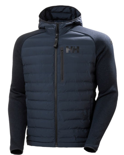Helly Hansen Crew Hooded Pile Jacket Navy