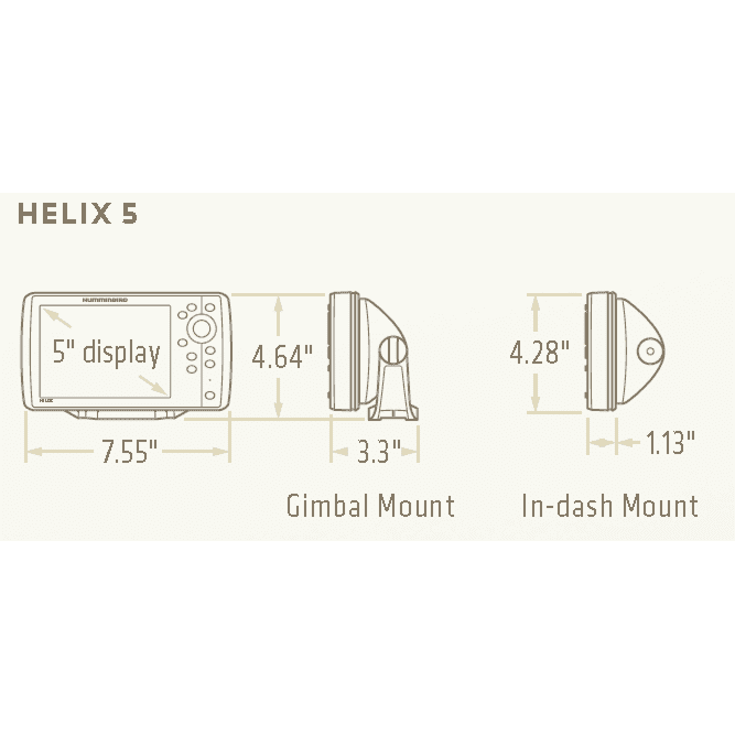 Humminbird Helix 5 Chirp DI GPS G2 Plotter