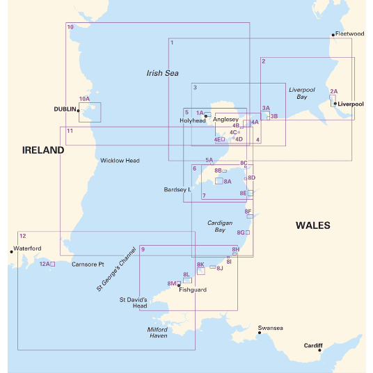 Imray Chart 2700 North and West Wales