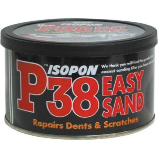 Isopon P38 Easy Sand Repairs Dents & Scratches GRP Metal Smooth Sanding