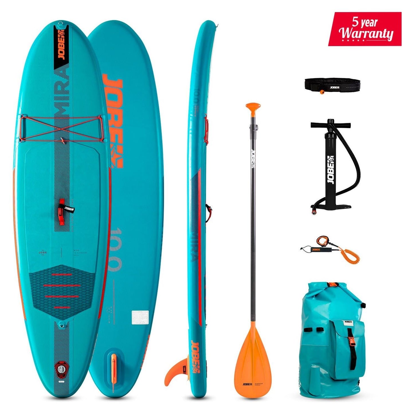 Jobe Stand-up inflatable paddleboard package.
