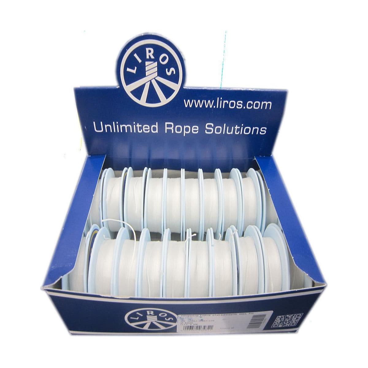 Liros Waxed Whipping Twine - 1.0mm - White