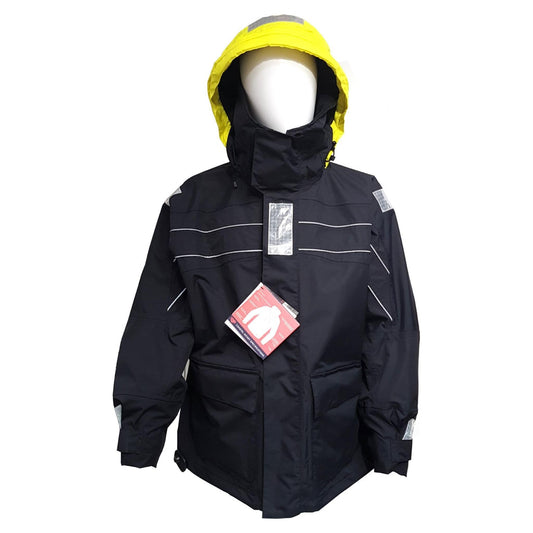 Maindeck Coastal Sailing Jacket Black Waterproof Breathable packed with Features.