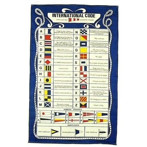 Marine Nauticalia T Towel Flags