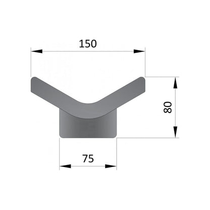 Maypole Boat Snubber Trailer Bow Buffer Block MP1720