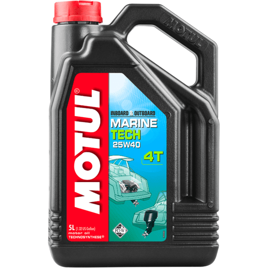 Motul Motor Oil Inboard Outboard Marine Tech 25W40 4 Stroke Oil