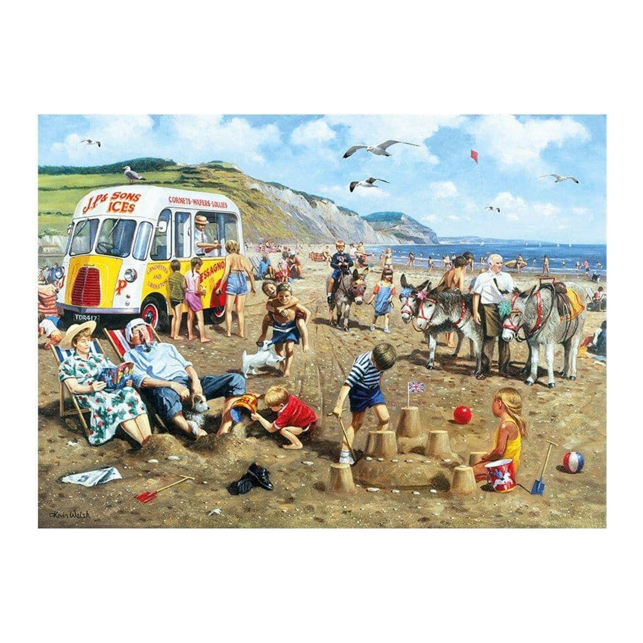 Nostalgia Collection Bucket & Spade Beach 1000 Piece Jigsaw Puzzle