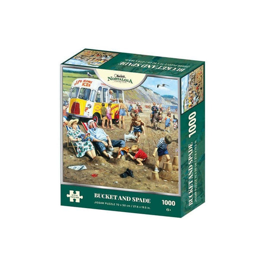 Nostalgia Collection Bucket & Spade Beach 1000 Piece Jigsaw Puzzle