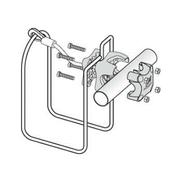 Plastimo Horseshoe Rail Mount 37800