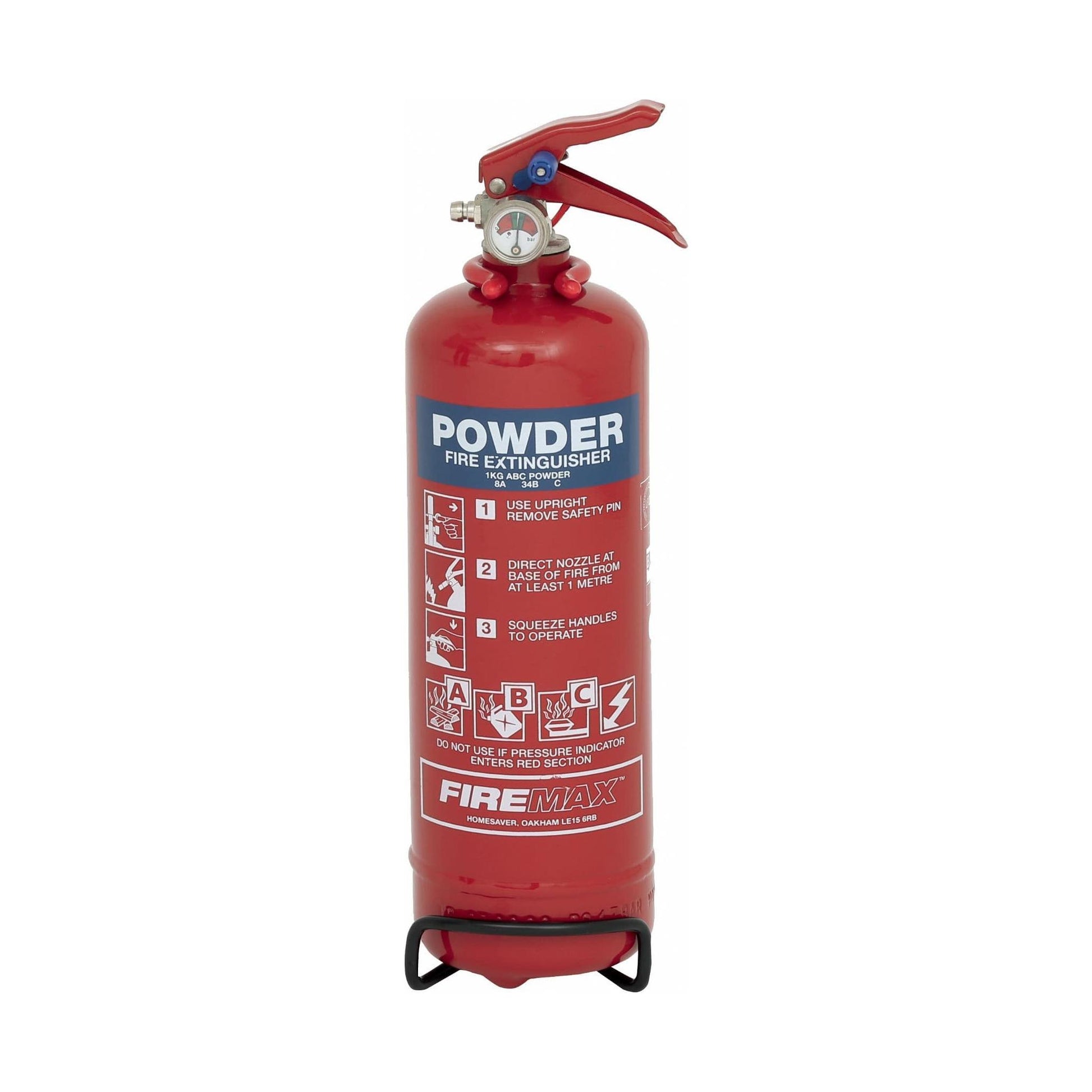 Powder Fire Extinguisher 1Kg ABC 8A/34B Small Boat