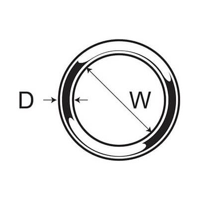 Stainless Steel Welded O Rings 3mm to 8mm diameter