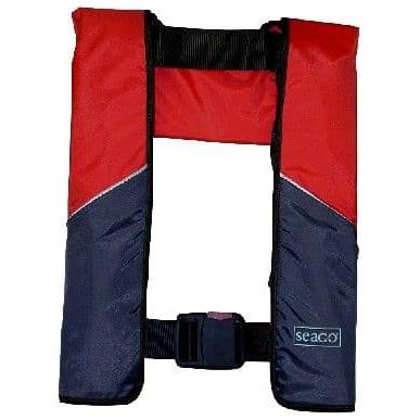 Seago 190N Classic Lifejacket Red/Navy Inc Crutch Strap and bag