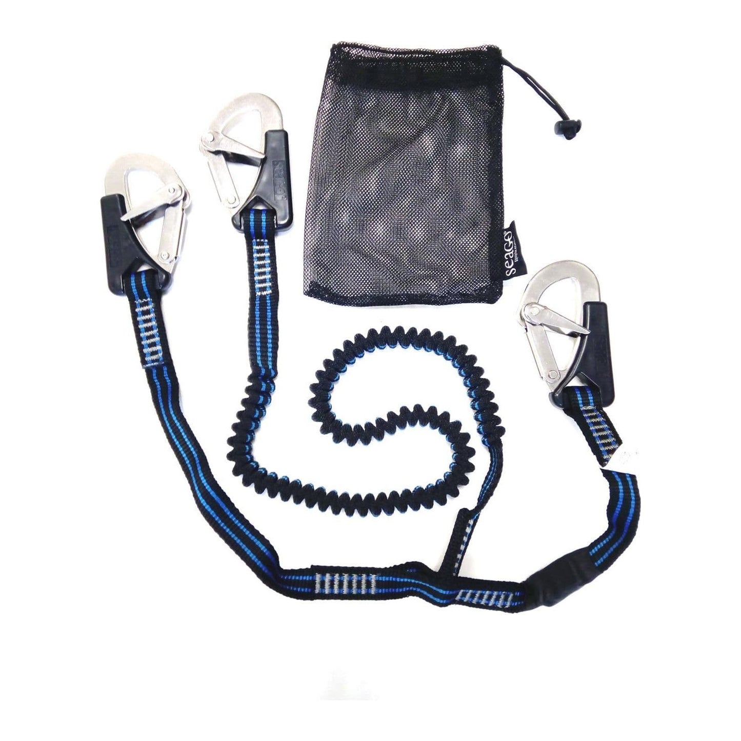 Seago Safety Line Elastic Harness Triple Hook Sailing Yacht ISO