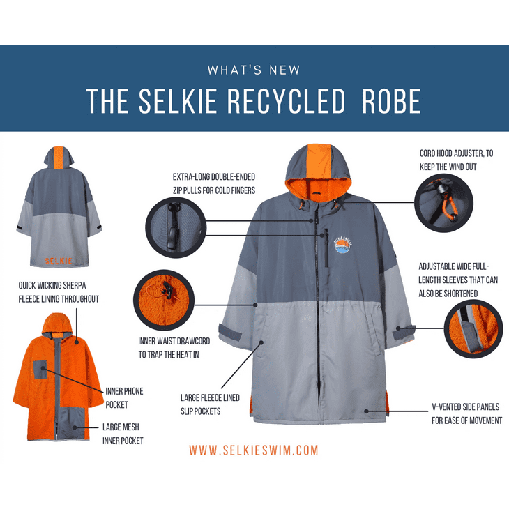 Selkie Recycled Change Robe Swim Secure