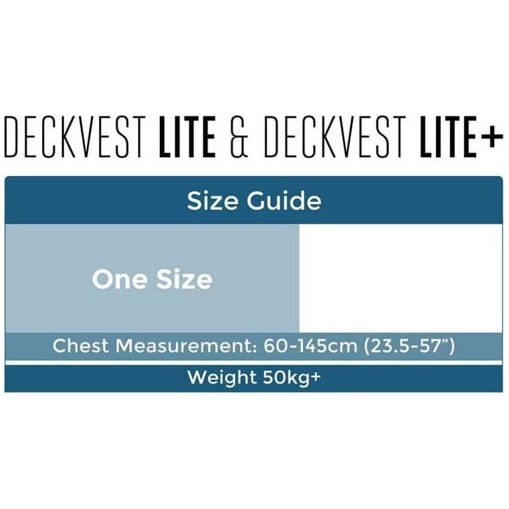 Spinlock Deckvest Lite Lifejacket 170N Automatic Black Lightweight