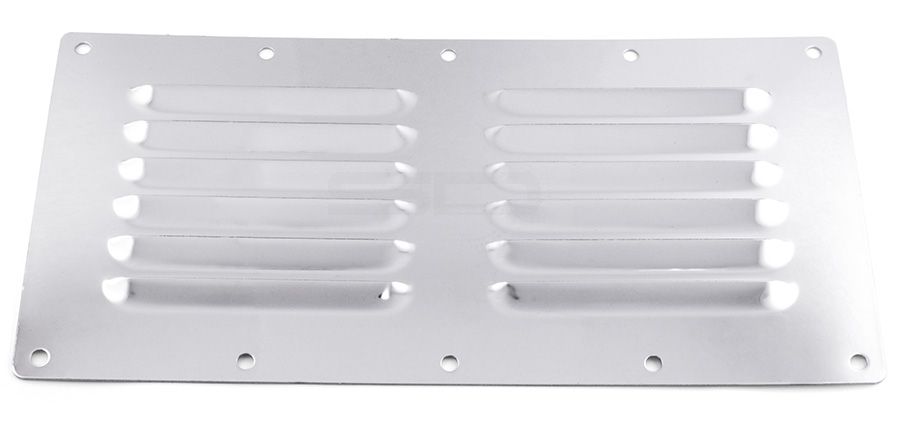Louvered Horizontal Vent Stainless Steel