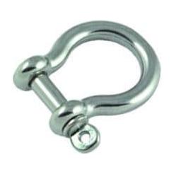 Stainless Bow/Harp Shackle Forged Solid