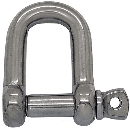 Stainless Round Body Dee Shackle Forged Pin 5mm,6mm,8mm, and 10mm