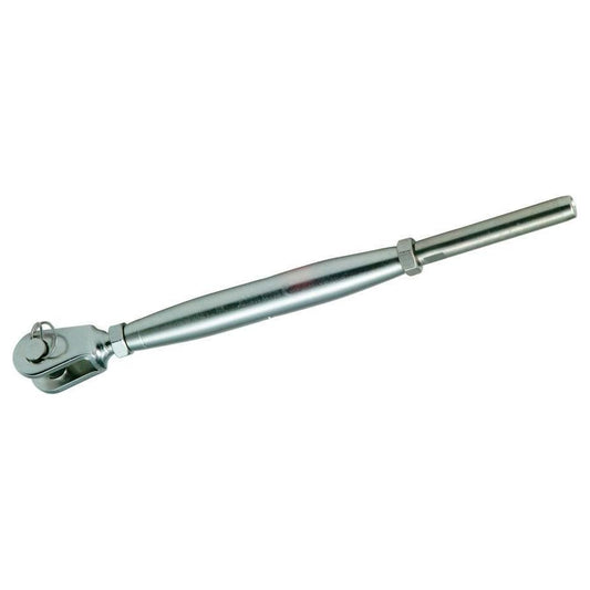 Stainless Steel Rigging Screw Closed Body Fork & Swage Stud included