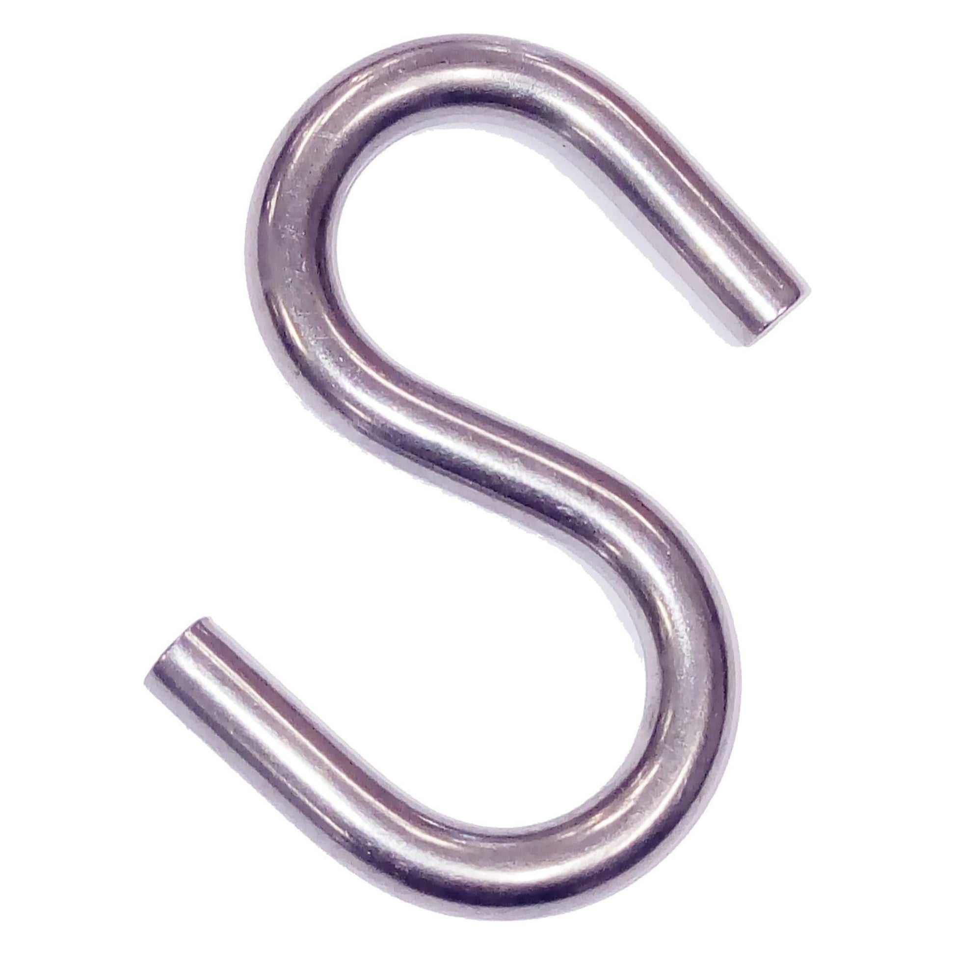 Stainless Steel S Hook 6 x 58mm