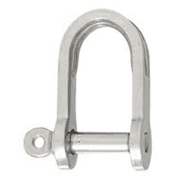 Stainless Steel Strip D Shackle 5mm, 6mm