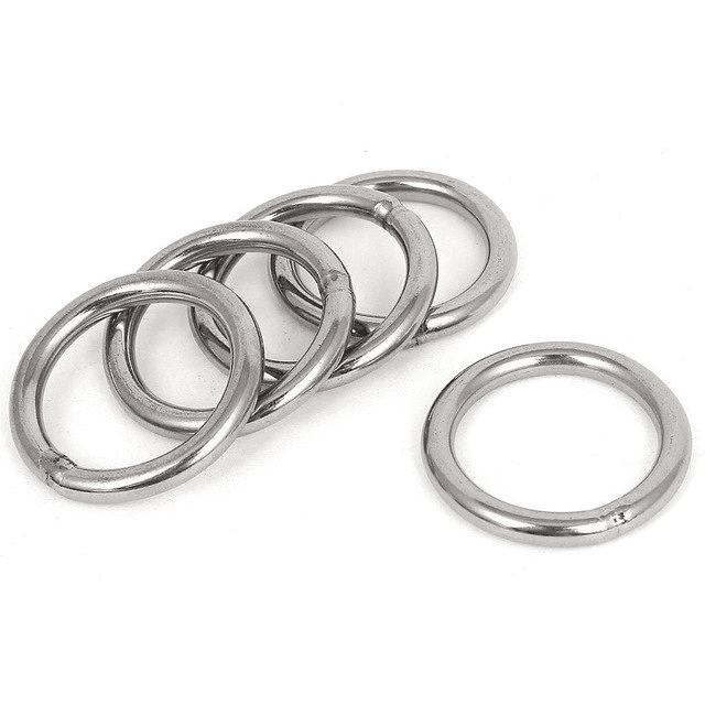 Stainless Steel Welded O Rings  3mm x 36mm / 5mm x 60mm / 8mm x 91mm