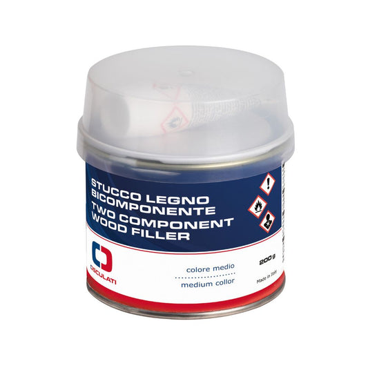 Osculati Bicomponent Wood Filler Medium Coloured 150ml
