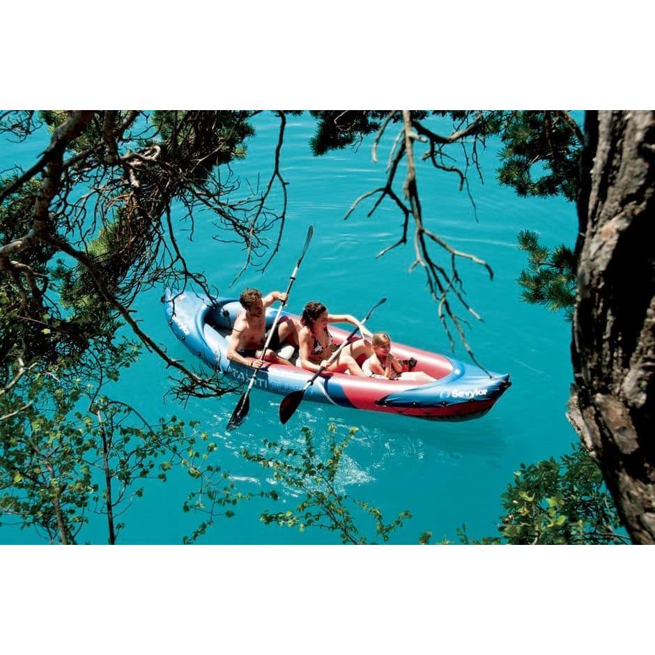 Tahiti Plus Sevylor Inflatable Kayak  Kit Paddles and Pump