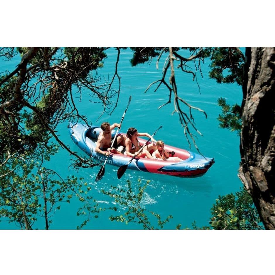 Tahiti Plus Sevylor Inflatable Kayak  Kit Paddles and Pump