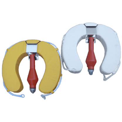 Waveline Complete Horseshoe Set Buoy Bracket & Floating Light Yellow or White