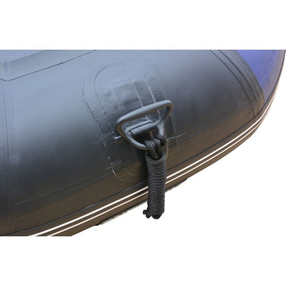 Waveline 2.4m Lightweight Navy Inflatable Dinghy Slatted Floor  - FREE Electric Pump