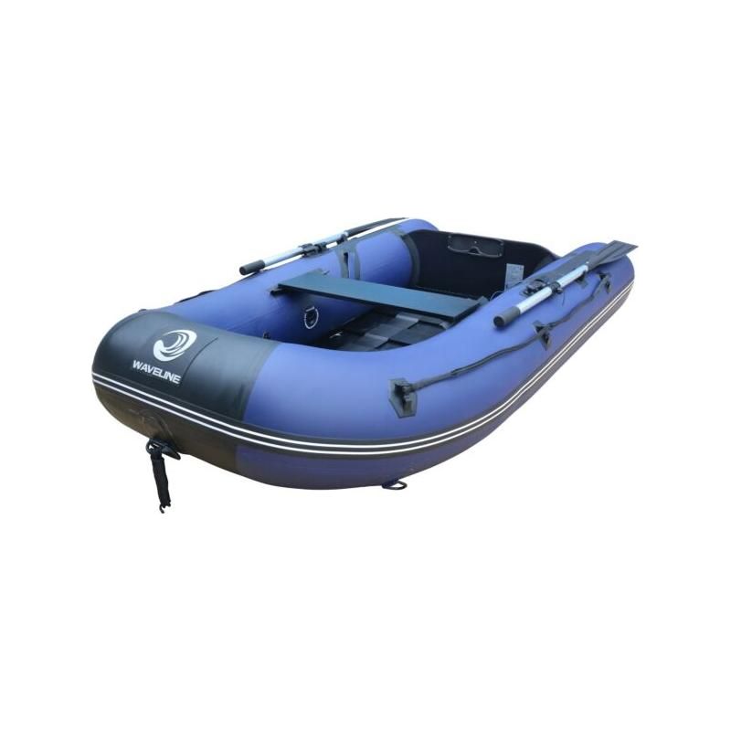 Waveline 2.1m Lightweight Navy Inflatable Dinghy - FREE Electric Pump!