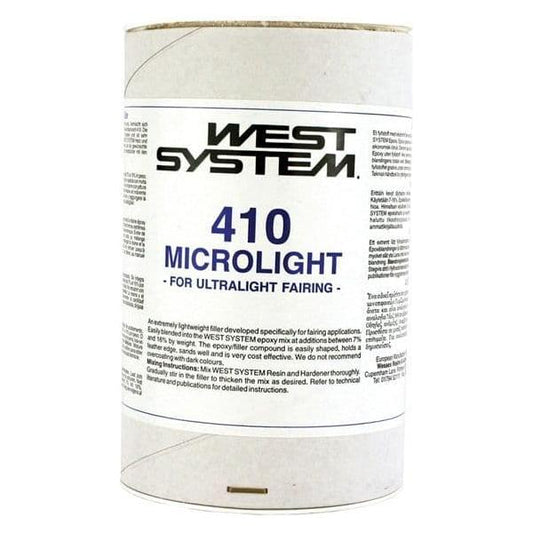 West Epoxy 410 Microlight for fine fairing Wood GRP boats