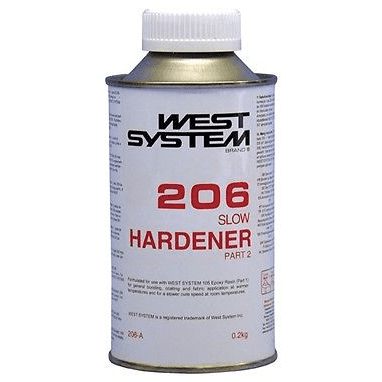 West System Epoxy 206 Slow Curing Hardener .2kg