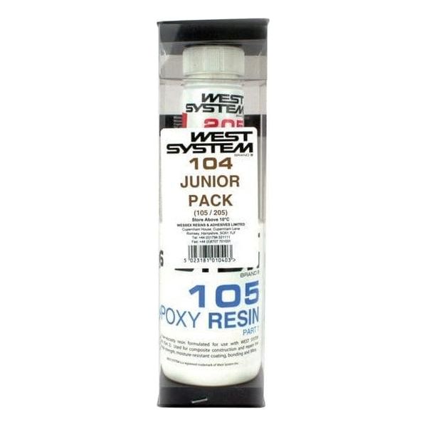 West System Epoxy Junior 104 Pack 600g 105/205 5:1 Ratio