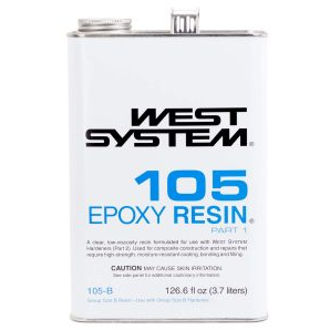 West System Epoxy B Pack 105/205 6kg Ratio 5:1 Wood GRP Bonding
