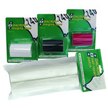 White Dacron Sail Repair Tape 2 Sheets 24cm x 37cm PS1004