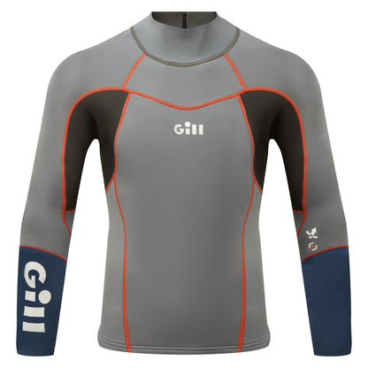 Gill Zenlite Neoprene Top Mens Steel Grey